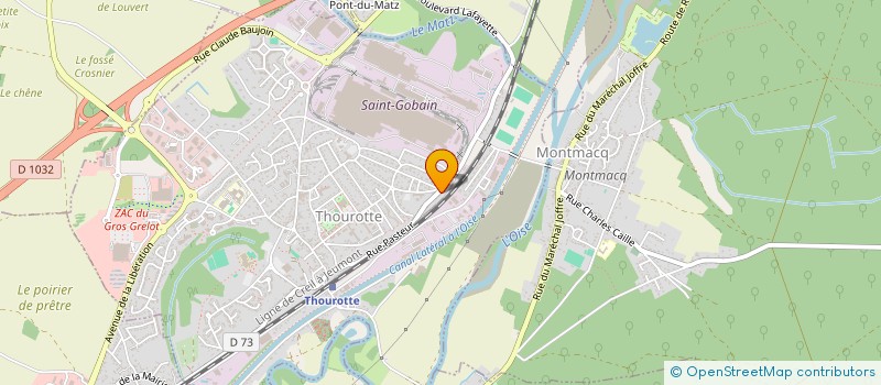 localisation de l'entreprise MONSIEUR ALEXIS VISSE  THOUROTTE