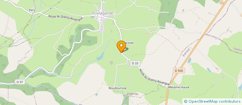 localisation de l'entreprise MONSIEUR ALEXIS VONCK  PUYLAGARDE