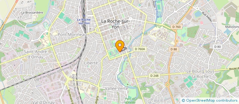 localisation de l'entreprise MONSIEUR ALEXIS VRIGNON à LA ROCHE-SUR-YON