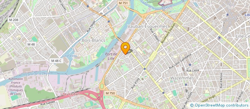 localisation de l'entreprise MONSIEUR ALEXIS WALLON  LILLE