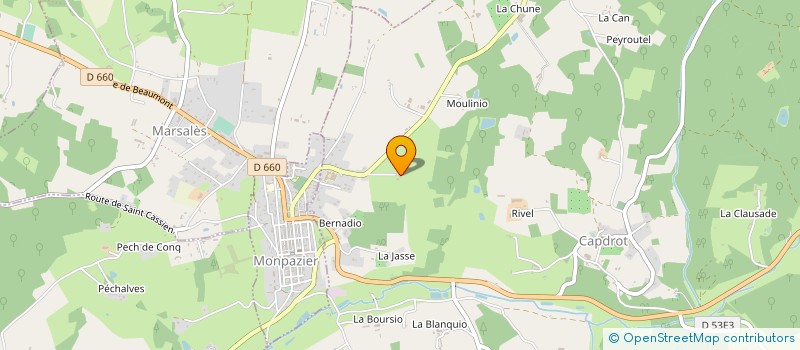 localisation de l'entreprise MONSIEUR ALEXIS WERBROUCK  CAPDROT