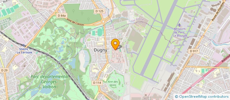 localisation de l'entreprise MONSIEUR ALEXIS WILLIAMS  DUGNY