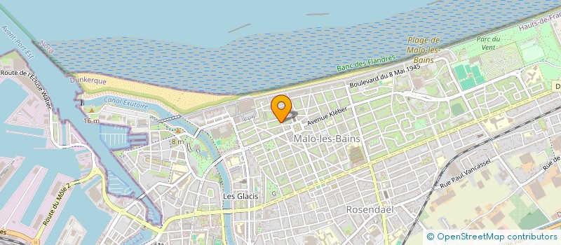 localisation de l'entreprise MONSIEUR ALEXIS WOUSSEN à DUNKERQUE