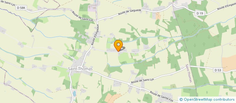 localisation de l'entreprise MONSIEUR ALEXIS YARZEBSKI  SAINT-THOMAS