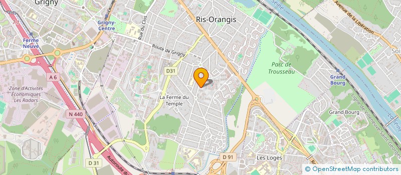 localisation de l'entreprise MONSIEUR ALEXIS YILMAZOGLU à RIS-ORANGIS