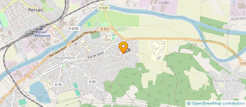 localisation de l'entreprise MONSIEUR ALEXIS ZAHOUA  BEAUMONT-SUR-OISE