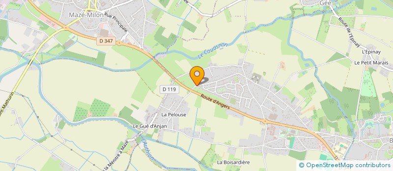 localisation de l'entreprise MONSIEUR ALEXNDRE TERRIER  BEAUFORT-EN-ANJOU