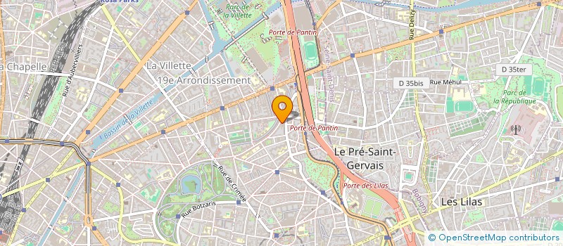 localisation de l'entreprise MONSIEUR ALEXSANDRO GASPAR BATISTA  PARIS