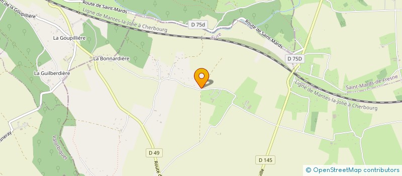 localisation de l'entreprise MONSIEUR ALEXY AUBERT  SAINT-GERMAIN-LA-CAMPAGNE