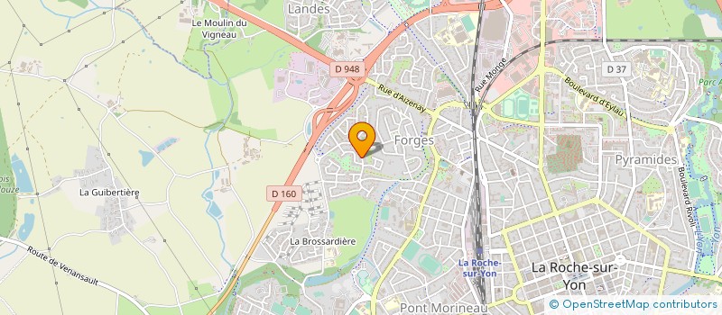 localisation de l'entreprise MONSIEUR ALEXY AUFFRET à LA ROCHE-SUR-YON