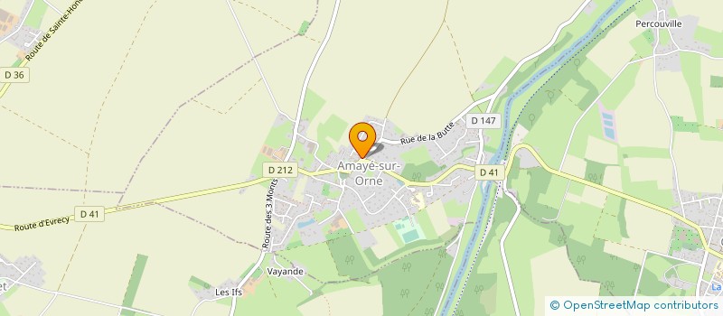 localisation de l'entreprise MONSIEUR ALEXY BLANCHET à AMAYE-SUR-ORNE