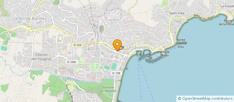 localisation de l'entreprise MONSIEUR ALEXY CHABANIS à LE LAVANDOU