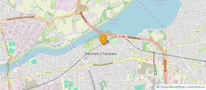 localisation de l'entreprise MONSIEUR ALEXY COINTE à DECINES-CHARPIEU