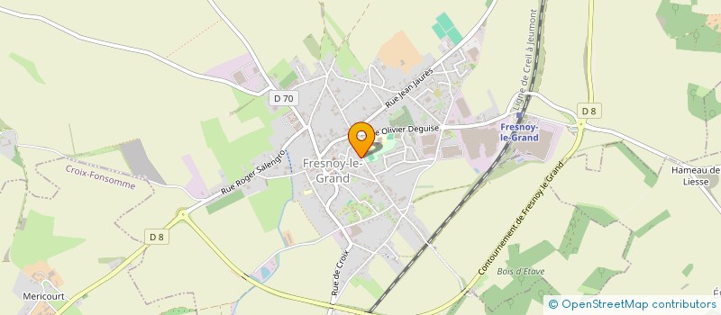 localisation de l'entreprise MONSIEUR ALEXY COLLE  FRESNOY-LE-GRAND