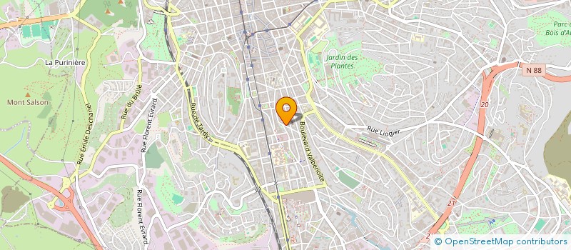 localisation de l'entreprise MONSIEUR ALEXY DENILAULER  SAINT-ETIENNE