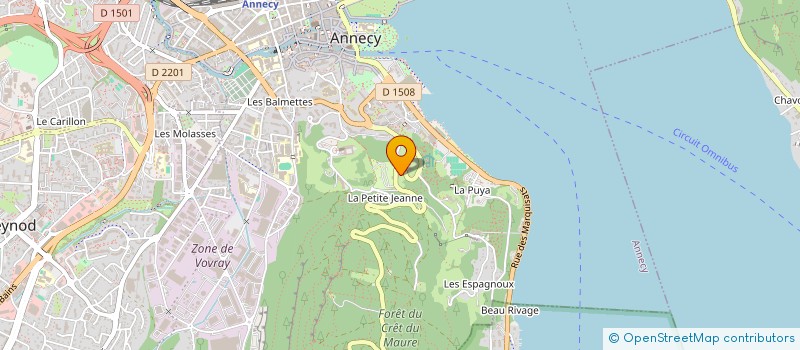 localisation de l'entreprise MONSIEUR ALEXY DUPONT-KIEPURA  ANNECY