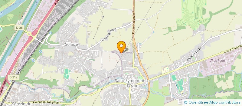 localisation de l'entreprise MONSIEUR ALEXY DURAND  SOLAIZE