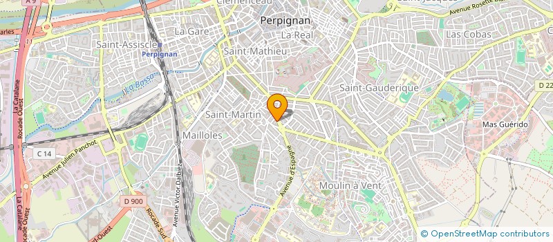 localisation de l'entreprise MONSIEUR ALEXY ELBAZ  PERPIGNAN