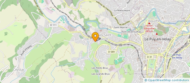 localisation de l'entreprise MONSIEUR ALEXY FARIGOULE  POLIGNAC