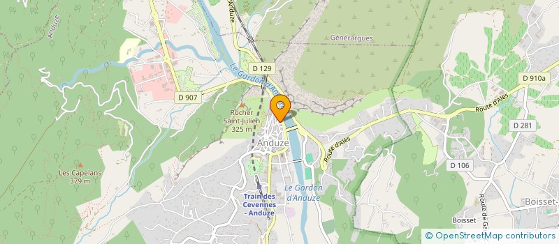 localisation de l'entreprise MONSIEUR ALEXY GELDHOF-CAMPAILLA  ANDUZE