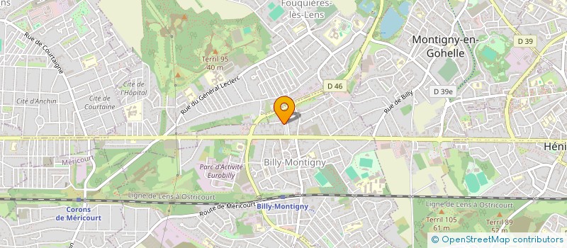localisation de l'entreprise MONSIEUR ALEXY GUSZTYN à BILLY-MONTIGNY