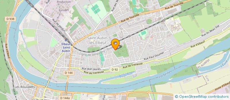 localisation de l'entreprise MONSIEUR ALEXY INNOCENT  RIVES-EN-SEINE