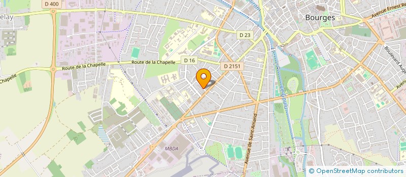 localisation de l'entreprise MONSIEUR ALEXY LAKUN  BOURGES