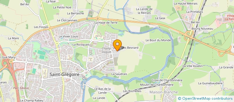 localisation de l'entreprise MONSIEUR ALEXY LE GALL  SAINT-GREGOIRE