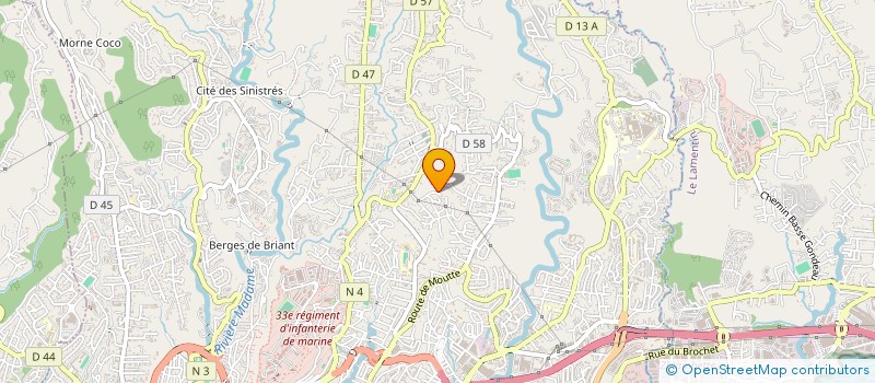 localisation de l'entreprise MONSIEUR ALEXY MORMIN  FORT-DE-FRANCE