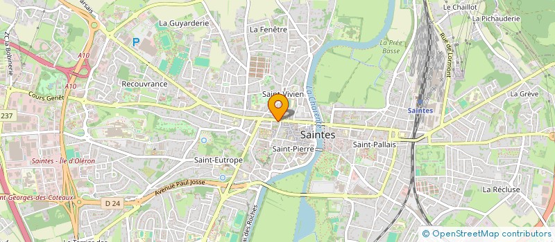 localisation de l'entreprise MONSIEUR ALEXY NGUYEN  SAINTES