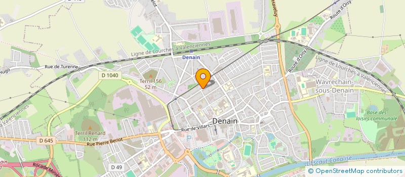 localisation de l'entreprise MONSIEUR ALEXY NOMBERG  DENAIN