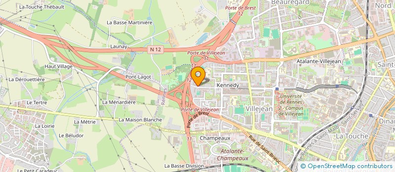 localisation de l'entreprise MONSIEUR ALEXY RENAULT  RENNES