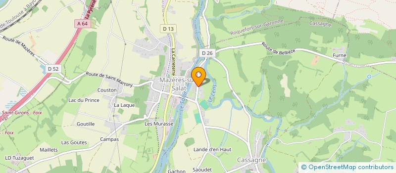 localisation de l'entreprise MONSIEUR ALEXY ROUGE  CASSAGNE