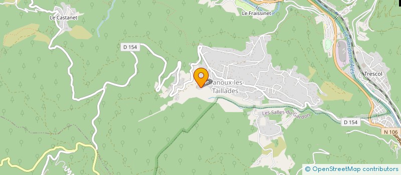 localisation de l'entreprise MONSIEUR ALEXY VIOLO  BRANOUX-LES-TAILLADES