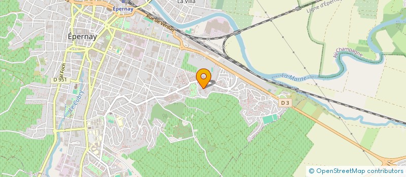 localisation de l'entreprise MONSIEUR ALEXYS DINKA  EPERNAY