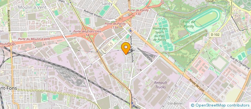 localisation de l'entreprise MONSIEUR ALFADEL ABOUBAKER KAMARALDINE  VENISSIEUX