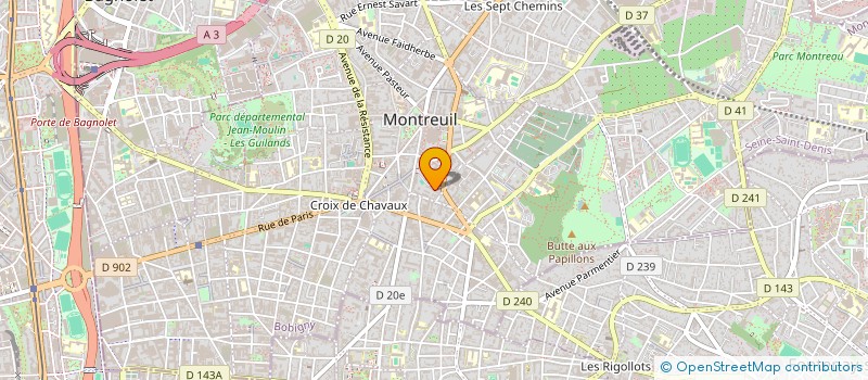 localisation de l'entreprise MONSIEUR ALFAYED SAID ABDOULHAMID HAMIDOU à MONTREUIL