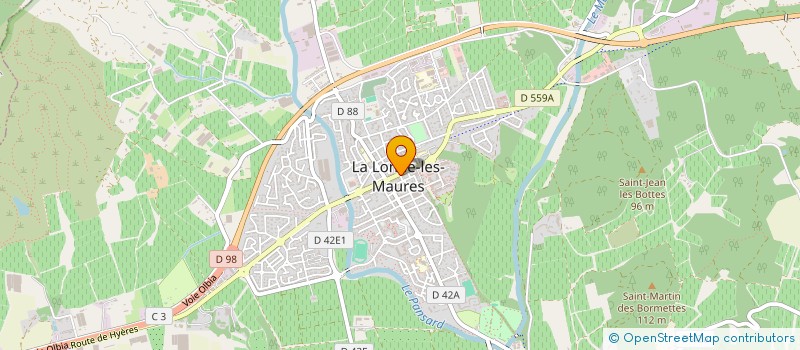 localisation de l'entreprise MONSIEUR ALFIO CONTURLA  LA LONDE-LES-MAURES