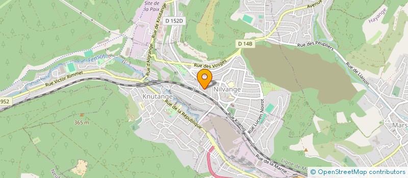 localisation de l'entreprise MONSIEUR ALFIO PANE  NILVANGE