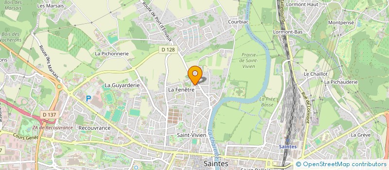 localisation de l'entreprise MONSIEUR ALFONSO CANELADA MUNOZ  SAINTES