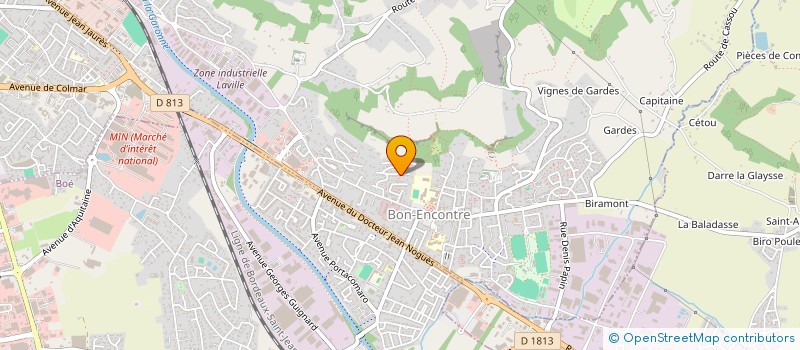 localisation de l'entreprise MONSIEUR ALFONSO CANTERO MARQUINA  BON-ENCONTRE