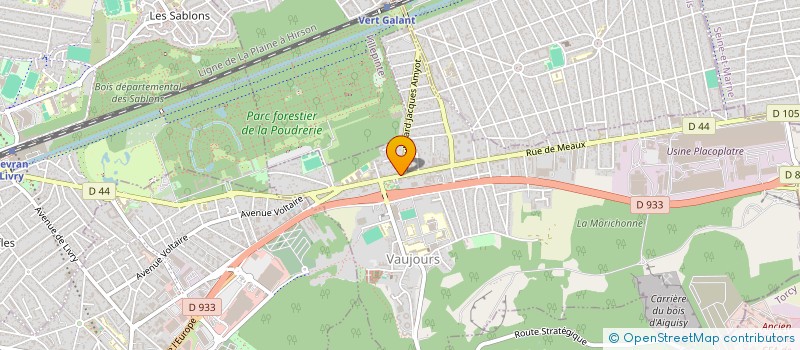 localisation de l'entreprise MONSIEUR ALFONSO GALLEGO  VAUJOURS