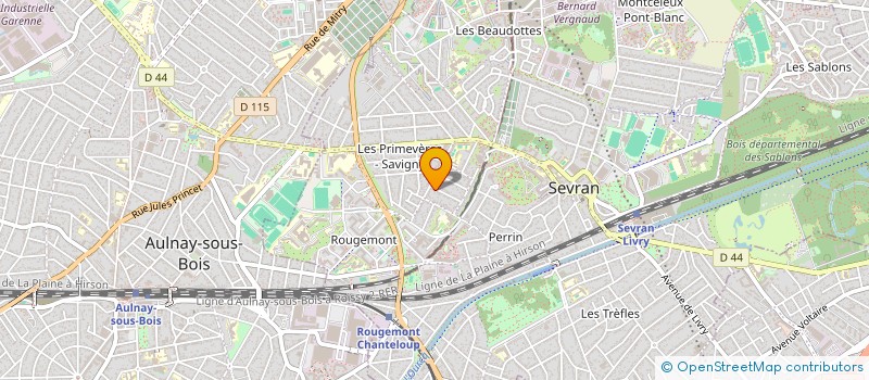 localisation de l'entreprise MONSIEUR ALFONSO GARCIA à SEVRAN