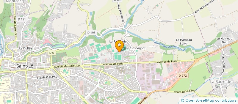 localisation de l'entreprise MONSIEUR ALFONSO MARTIN ANDRES  SAINT-LO