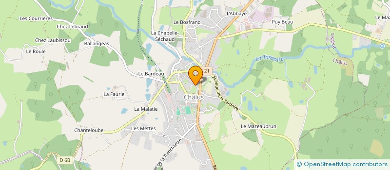 localisation de l'entreprise MONSIEUR ALFONSO MARTIN TIZON  CHALUS