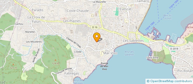 localisation de l'entreprise MONSIEUR ALFONSO MONTERO à LA SEYNE-SUR-MER