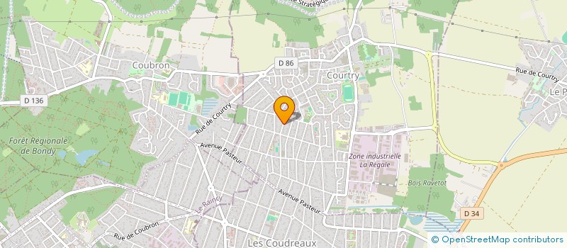 localisation de l'entreprise MONSIEUR ALFOUSSENE KANOUTE à COURTRY