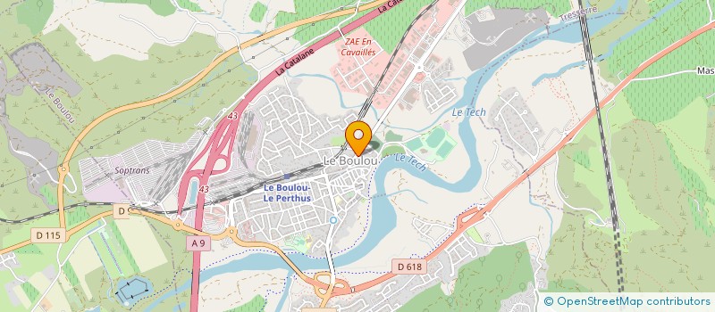 localisation de l'entreprise MONSIEUR ALFRED ARESTE  LE BOULOU