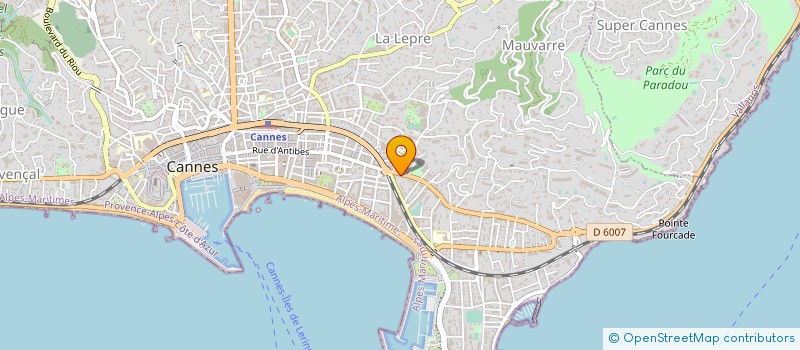 localisation de l'entreprise MONSIEUR ALFRED ASSOUS à CANNES