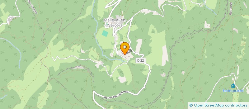 localisation de l'entreprise MONSIEUR ALFRED BAGGI  MALLEVAL-EN-VERCORS